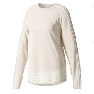 Adidas Originals Fine Knit Loose Fit Sweatshirt